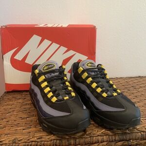 Size 9 Nike Air Max 95 World Indigo Speed Yellow W/ Box